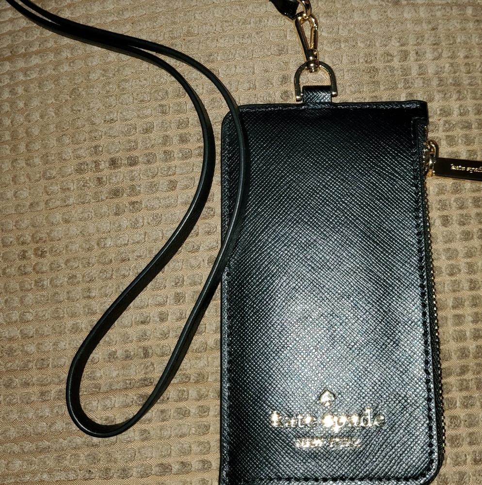 Kate Spade Black Case with Gold Accents
